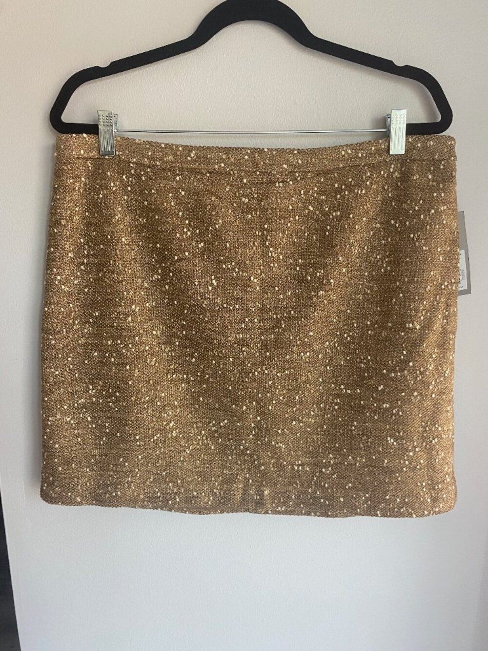 Apt. 9 Tan Boucle Tweed Mini Skirt